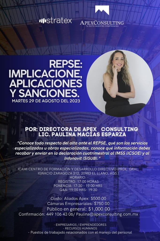 STRATEX / APEX REPSE: IMPLICACIONES, APLICACIONES Y SANCIONES